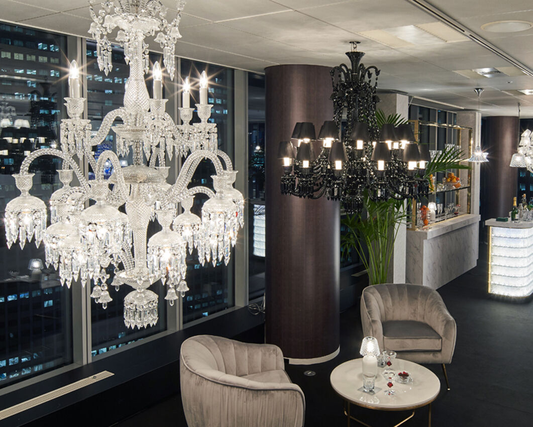 Baccarat The Lighting Showroom Crystal Lounge | Baccarat Japan