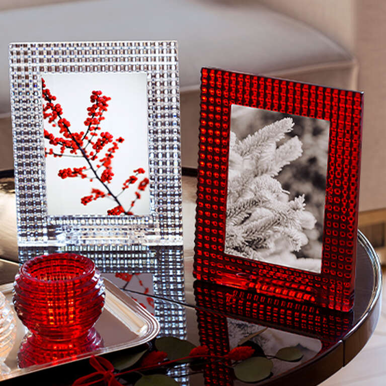 Clear and Red Eye Photo Frames