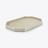 Octogone Tray L Baccarat in Recycled leather White