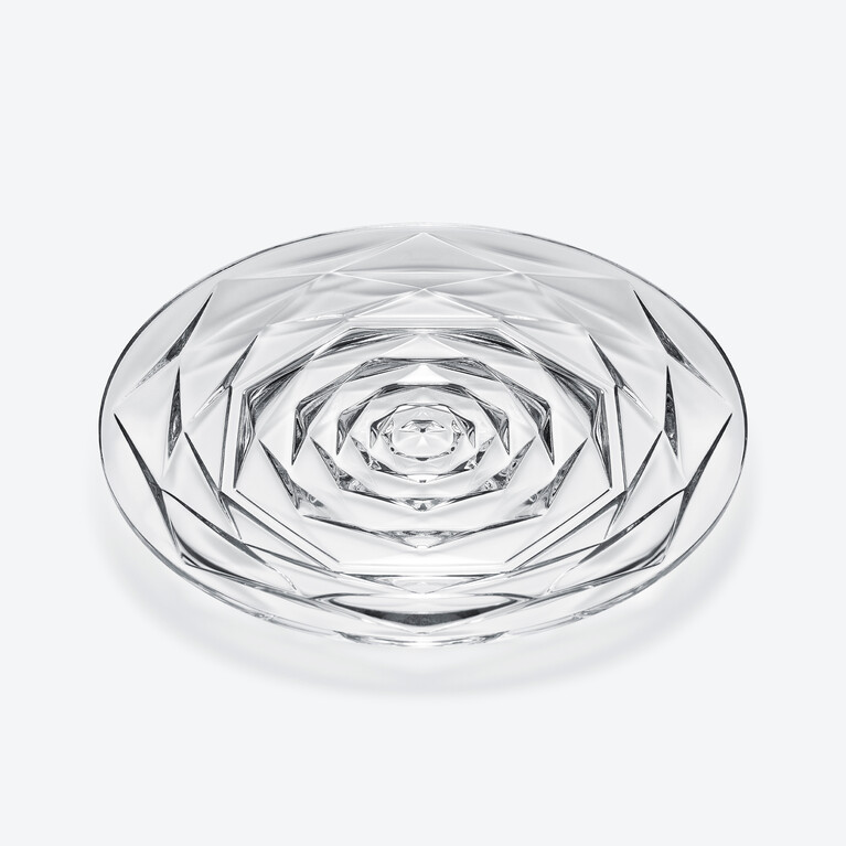 Swing Plate Baccarat in Crystal Clear