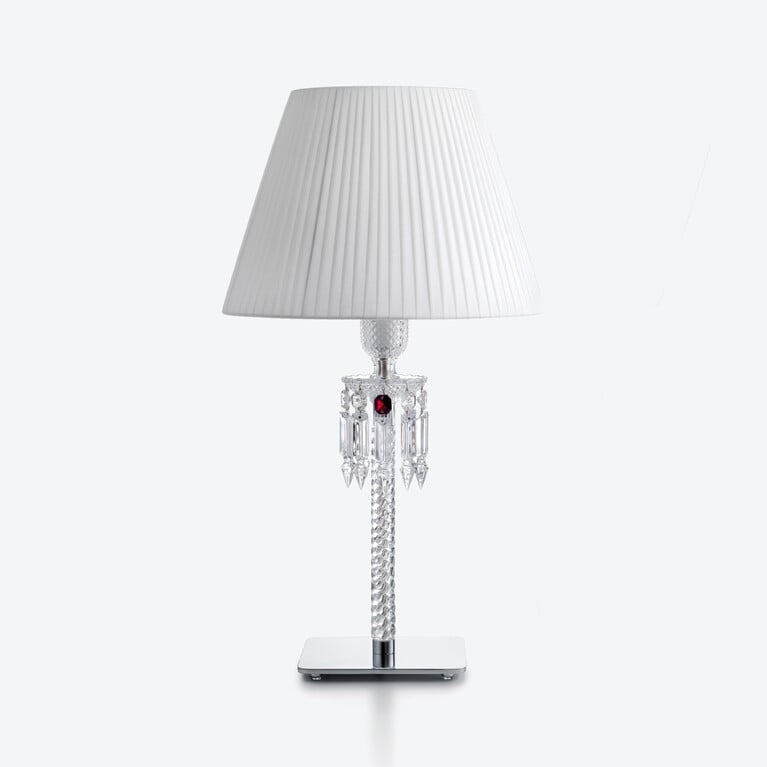 Torch Lamp Baccarat in White Crystal