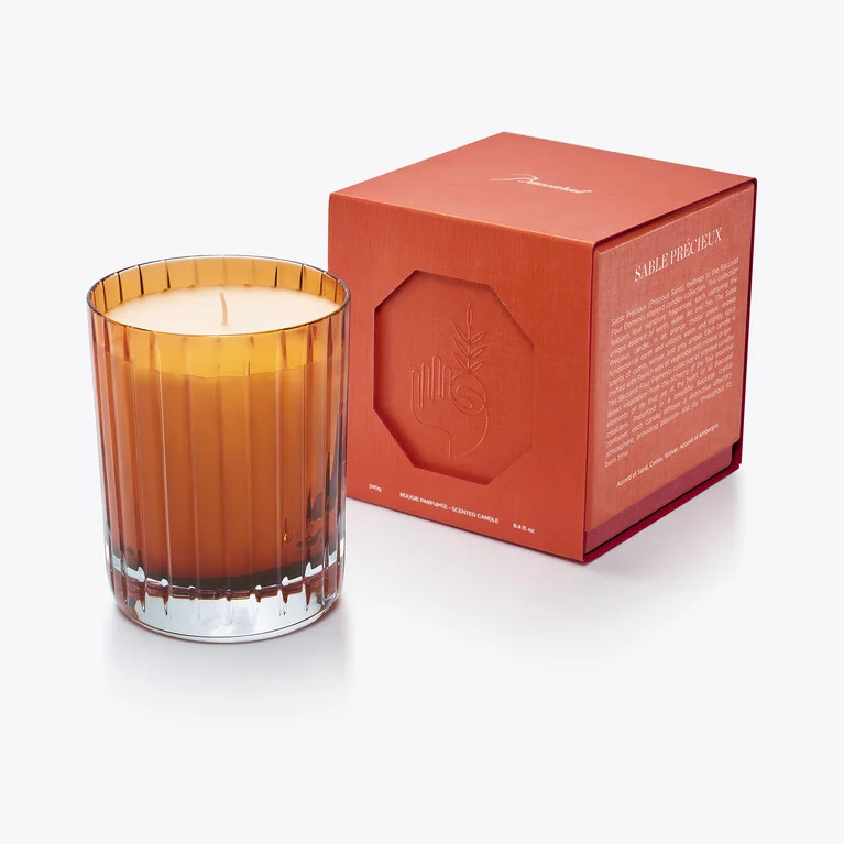 4 Elements Scented Candle Sable Pr&eacute;cieux Baccarat in Wax Orange View 1