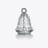 Lampe Nomade New Antique Clochette Baccarat en Cristal Clair