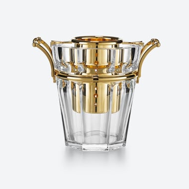Enfriador De Champán Harcourt Baccarat en Cristal Gold