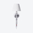 Applique Flambeau Mille Nuits (1L) Baccarat en Cristal Clair