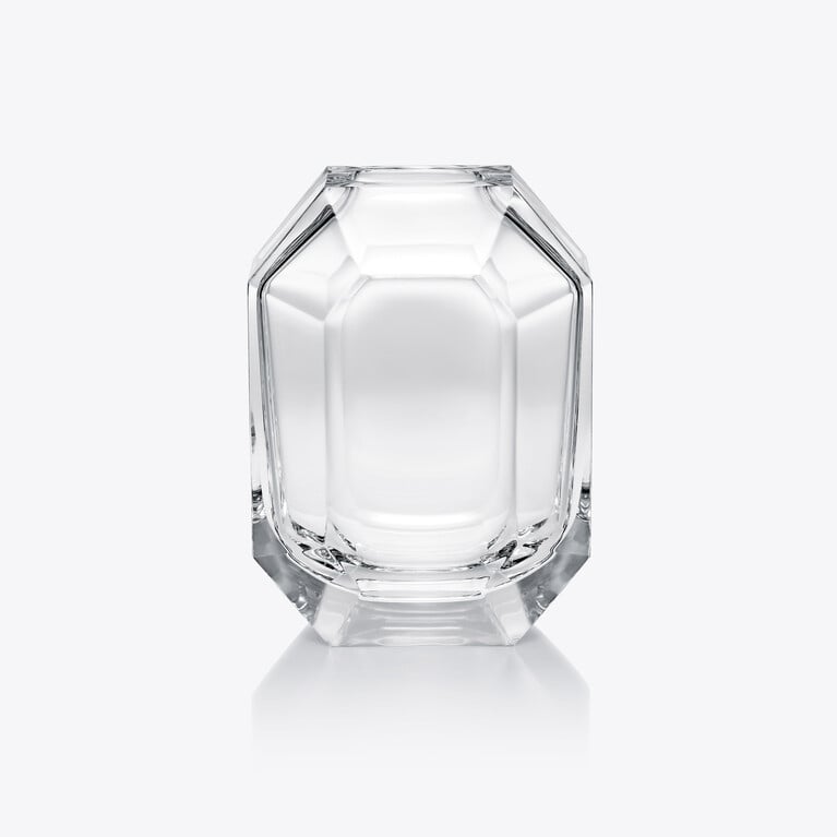 Octogone Bud vase Baccarat in Crystal Clear View 1