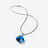 Médicis Silver Long Necklace Riviera Blue