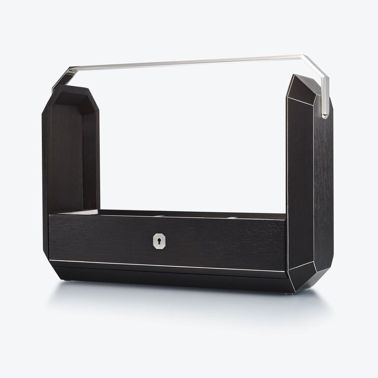 Octogone Tantalus Black Oak Baccarat in Wood Black View 1