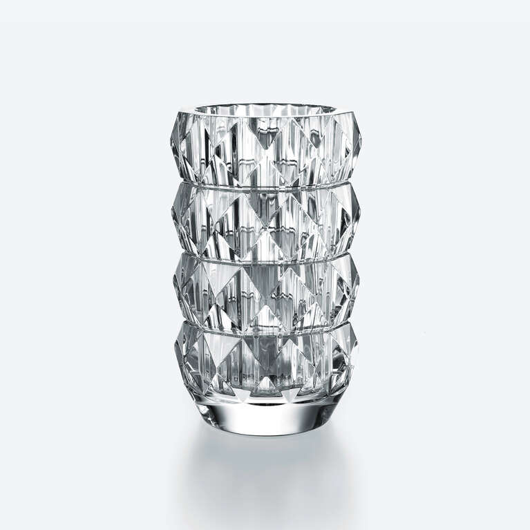 Louxor Round Vase M Clear