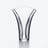 Vase Ginkgo S Baccarat en Cristal Clair