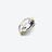 Harcourt Gold plated Brooch Baccarat in 18-Karat Gold-Plated Clear
