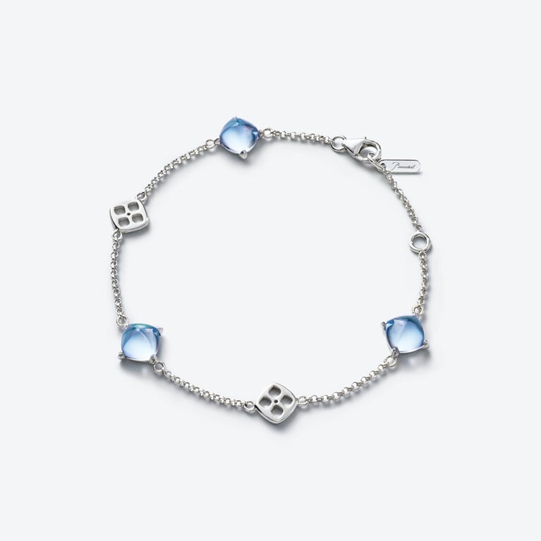 Mini M&eacute;dicis Armband Baccarat in Blauem Silber
