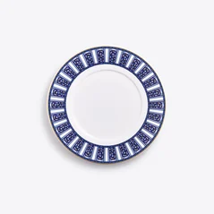 Select Arcadia Blue Dessert Plates Baccarat in Porcelain Blue