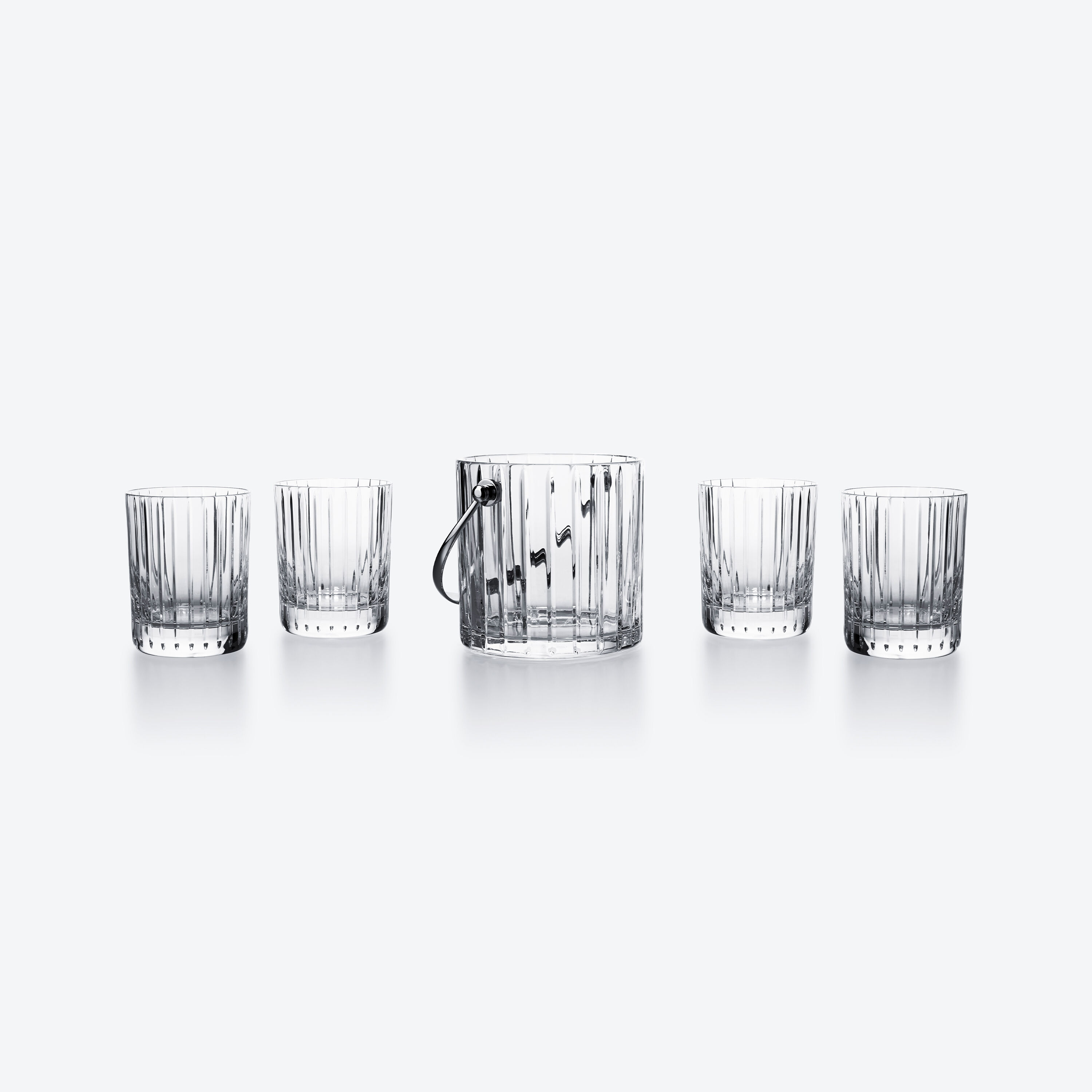 Harmonie On The Rocks Tumblers and Ice Bucket Set | Baccarat