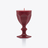 Harcourt Glass Candle Baccarat in Wax Red