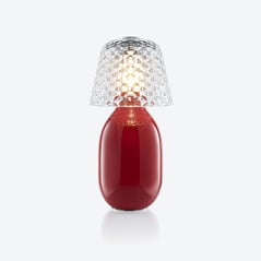 Select Baby Candy Light Nomadic Lamp Baccarat in Ceramic Red