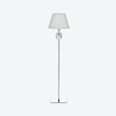 Torch Reading Lamp Baccarat in Crystal White