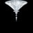 Mille Nuits Ceiling Unit Baccarat in Crystal Clear