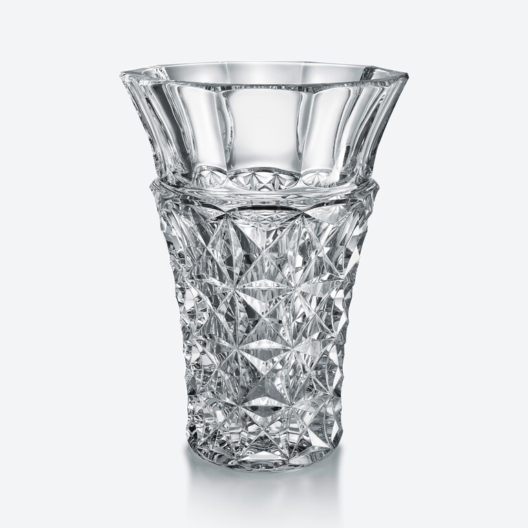 C&eacute;lim&egrave;ne Vase L Baccarat in Crystal Clear View 1