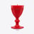Harcourt Glass Candle Baccarat in Wax Red
