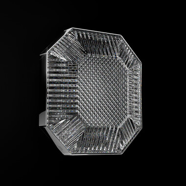Octogone Wall Unit (1L) Baccarat in Crystal Clear