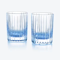 Select Harmonie Tumblers Colors of Joy Pastel Baccarat in Crystal Blue