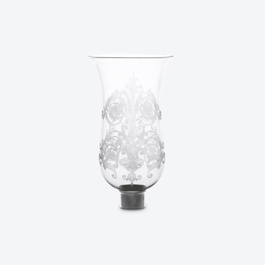 Tulip Hurricane Shades Flat Top Acanthus Baccarat in Crystal Clear