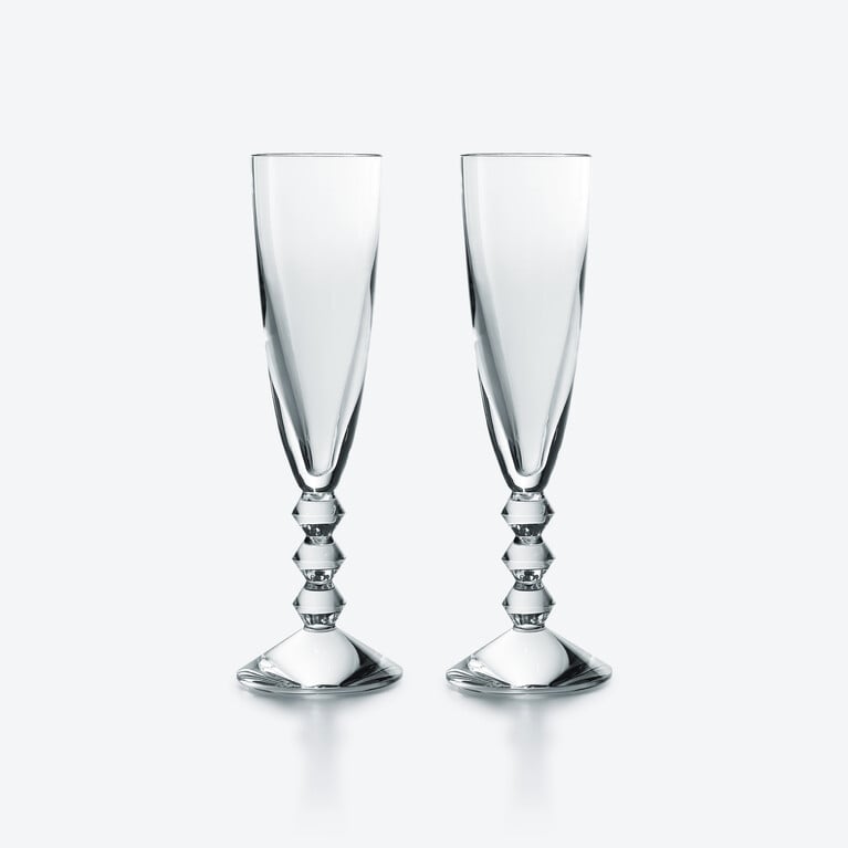 Véga Flutes Baccarat, Champagne flute in Crystal Clear