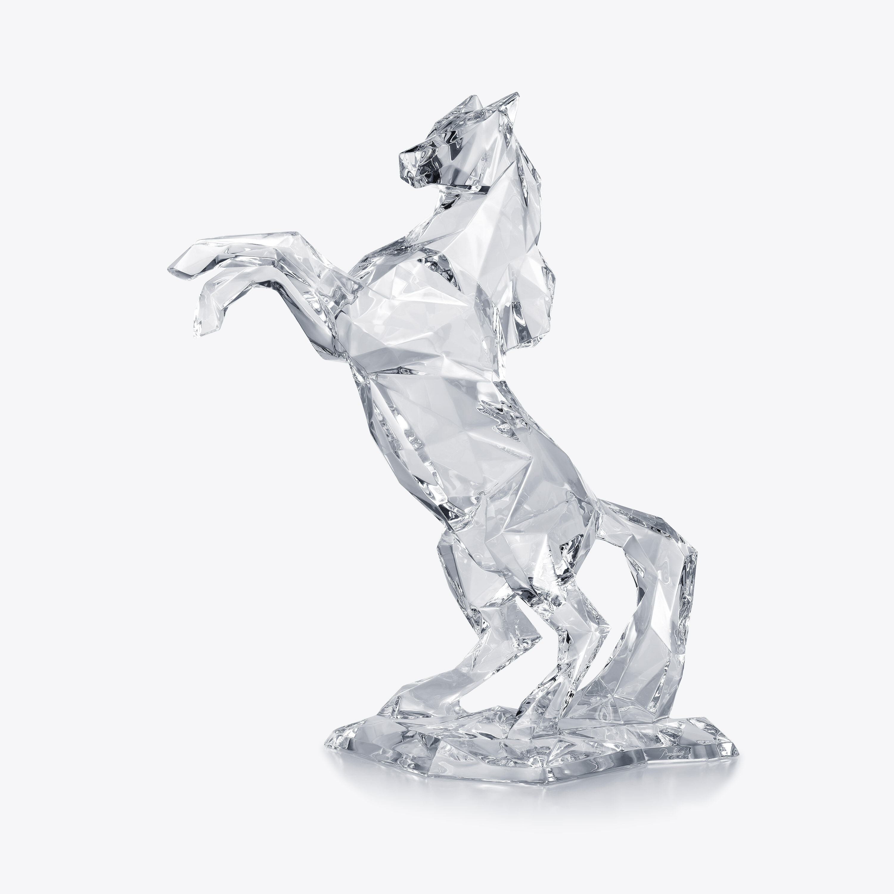 Polygon Pegasus Horse Sculpture | Baccarat Singapore