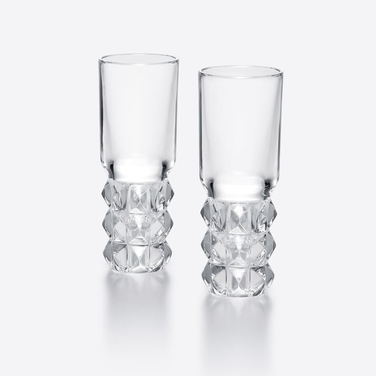 Louxor Bicchieri da vodka Baccarat, Bicchiere da liquore in Cristallo Clear