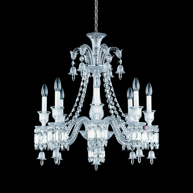 Z&eacute;nith Chandelier Short (8L) Baccarat in Crystal Clear