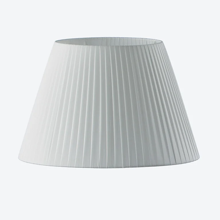 Tourbillon Lampshade Baccarat in Taffeta White View 1