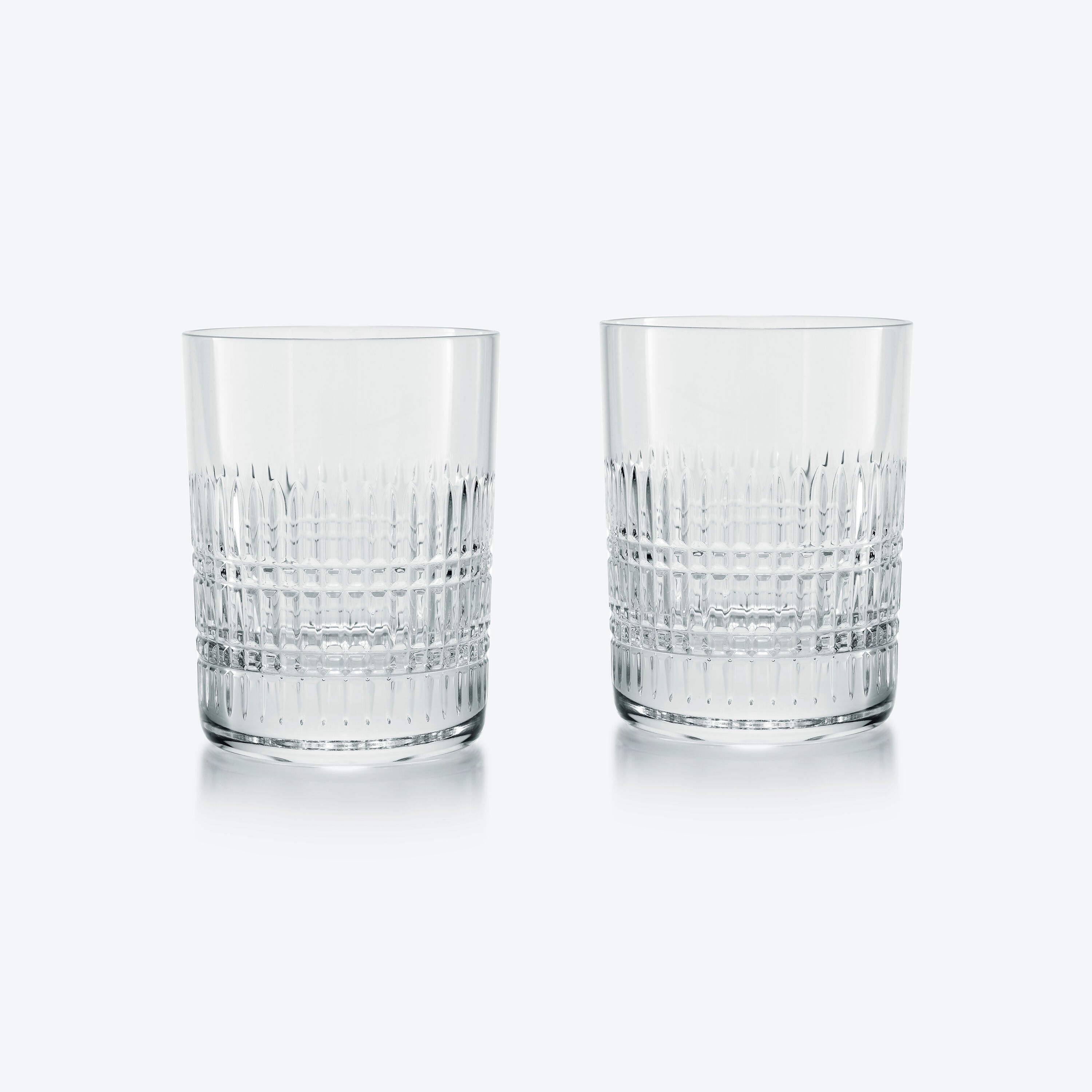 Baccarat - 新品未使用 Baccarat・LOLA-TUMBLER Baccarat LOLA Tumbler Crystal Rock 2 Pairs Glasses Unused