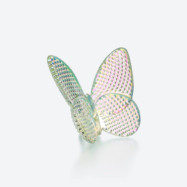 Lucky Butterfly Iridescent Clear Baccarat