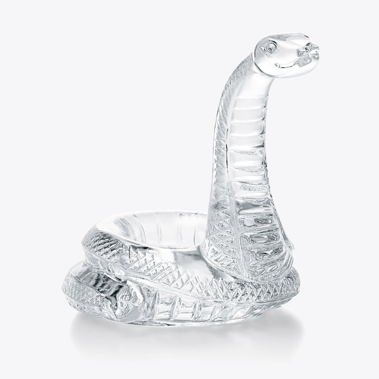 Zodiaque Serpent 2025 Baccarat en Cristal Clair