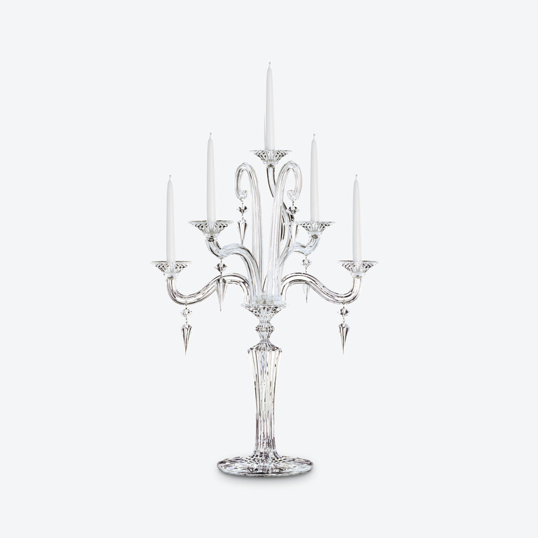 Mille Nuits Candelabra (5L) Baccarat in Crystal Clear View 1