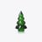 Noël Louxor Fir Baccarat in Green Crystal