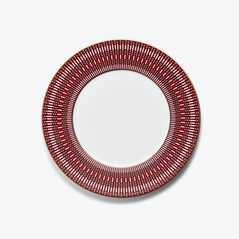 Select Arcadia Red Dinner Plates Baccarat in Porcelain Red