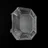 Octogone Wall Unit (1L) Baccarat in Crystal Clear