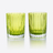 Gobelets Harmonie Colors of Joy Baccarat, Verre &agrave; eau en Cristal Vert
