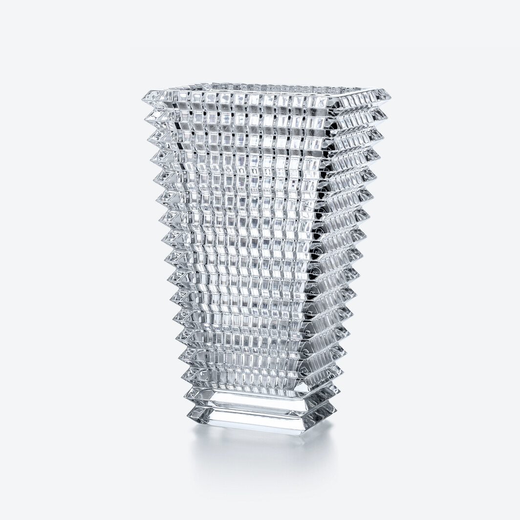 Baccarat Eye Rectangular Vase Tall