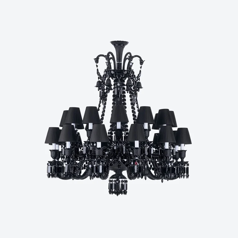 ثريا زينيت سوداء Baccarat من كريستال أسود عرض 1