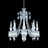 Z&eacute;nith Chandelier Short (8L) Baccarat in Crystal Clear