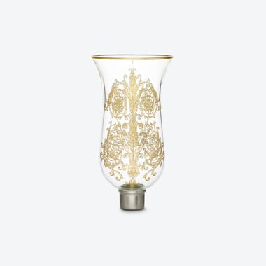Tulip Hurricane Shade Flat Top Acanthus  Baccarat