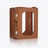 Octogone Decanter Case Baccarat in Brown Leather