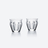 Harcourt Talleyrand Tumblers Baccarat, Spirit glass in Crystal Clear