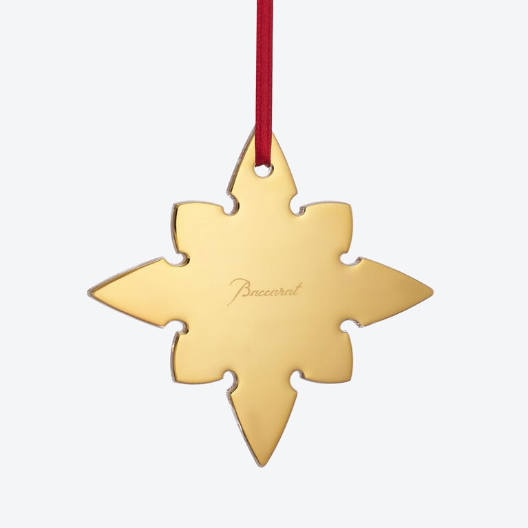 No&euml;l Annual Ornament Octogone 2026 Baccarat in Gold Crystal View 1