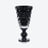 New Antique Vase Baccarat in Crystal Black
