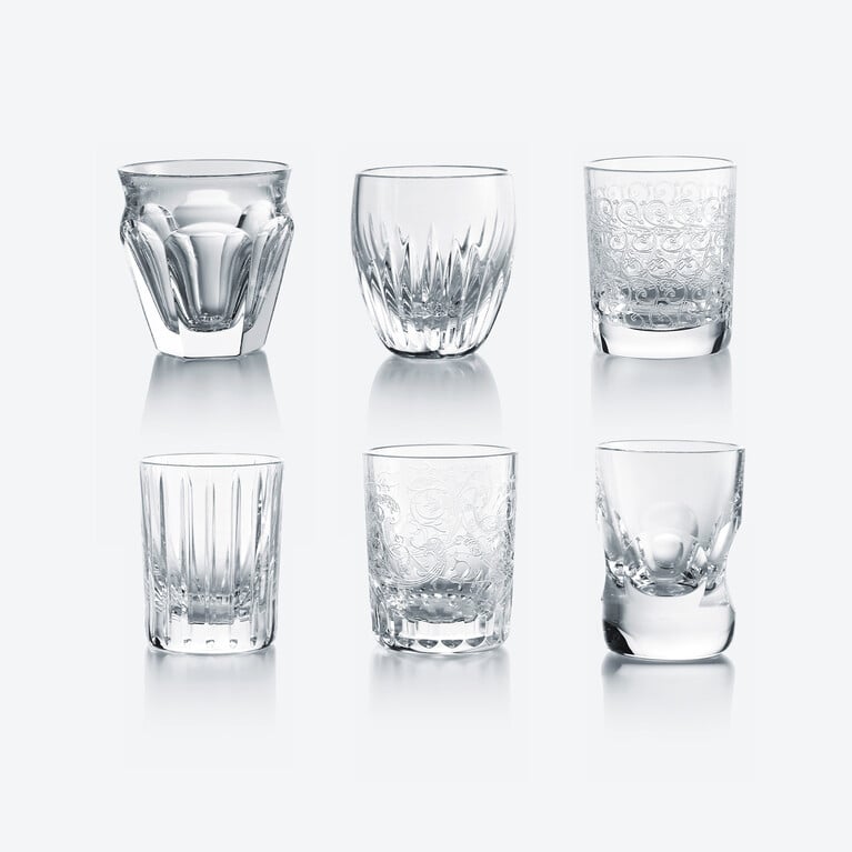 Everyday Les Minis Shot Set Baccarat, Spirit glass in Crystal Clear View 1