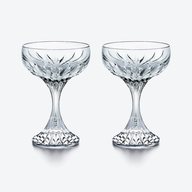 Mass&eacute;na Coupes Baccarat, Champagne coupe in Crystal Clear View 1
